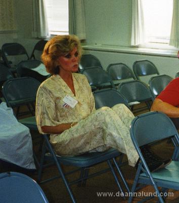 Deanna Lund at RoVaCon Convention in 1990