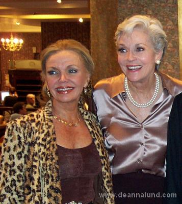 Deanna Lund and Lee Meriwether at Autographica in October 2004